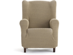 Capa de Poltrona EYSA Premium Jaz Tecido Multielástico (100 x 80 x 120 cm - Poliéster e Algodão - Beige)