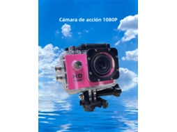 (cor Rosa) Mini Câmera De Ação Esportiva À Prova D'água 1080p Para Uso Externo, Filmadora Dv Para Carro