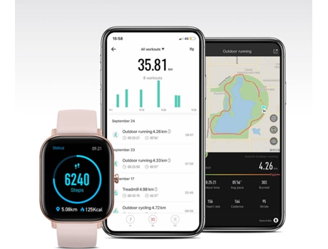 smartwatch amazfit gts rosa