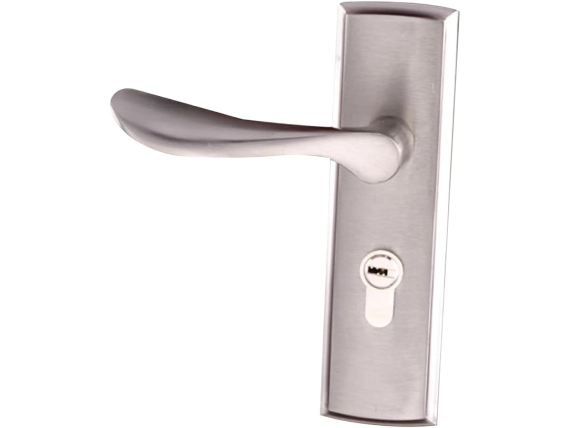 Fechadura Mecânica Para Portas, Com Sistema Antirroubo E Funcionamento Silencioso, Com Maçaneta De Travamento.