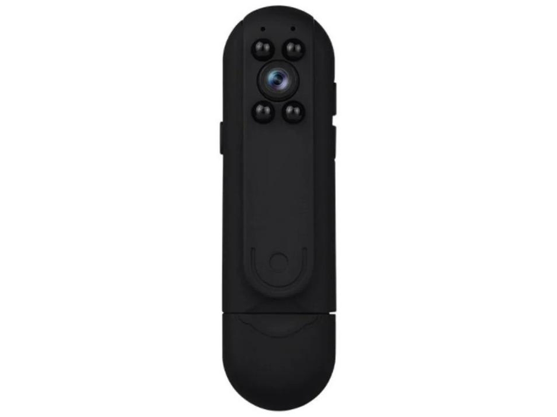 Câmera Grande Angular Hd 1080 Com Função De Visão Noturna Yizhood (preto)