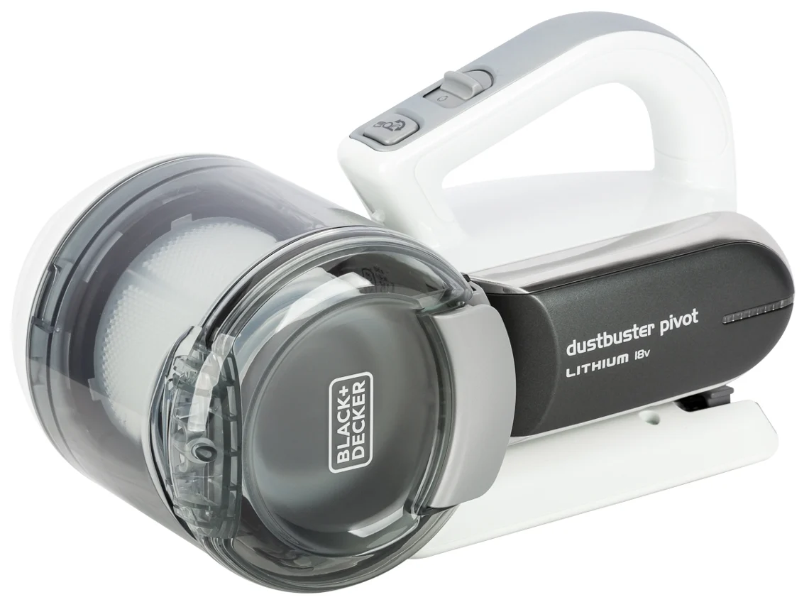 Mini Aspirador BLACK+DECKER Pivot (18 V - Autonomia: 10 min - 440 ml)