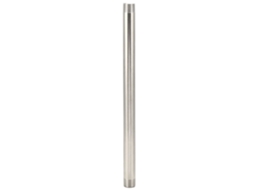 Niple De Aço Inoxidável Com Rosca Para Conexão Tubulação Gás, Haste Extensão Macho G1/2 30 Cm. Aquaforge