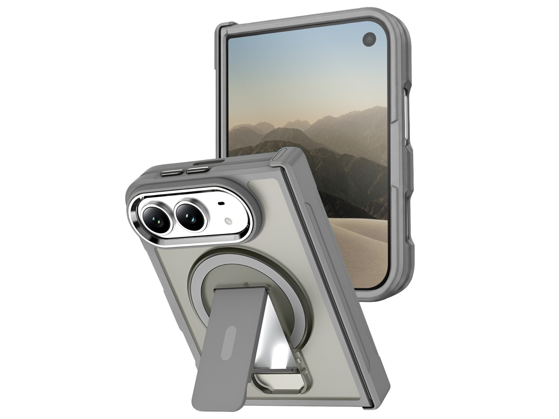 Capa Para Iphone Duo Compatível Com Magsafe E Apoio Integrado