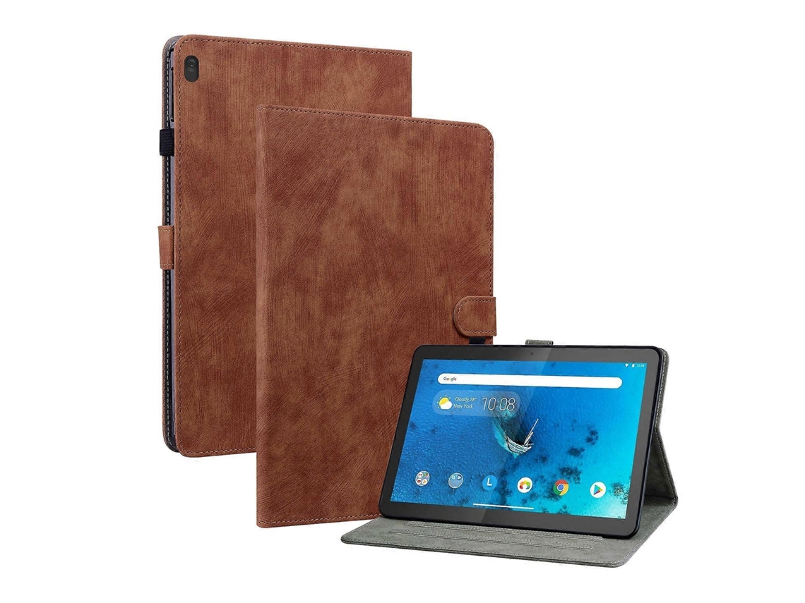 Capa De Pu Com Estampa De Tigre Para Tablet Lenovo Tab M10/tab M10 Hd