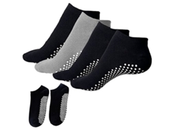 Conjunto de 5 Meias Femininas Algodão com Costura Suave AQUAFORGE