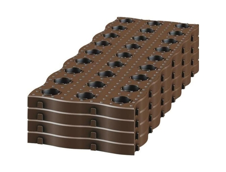 Potager Dalles Maxi Garantia Conjunto de 4 Máxima Resistência Segurança Antiderrapante Modularidade