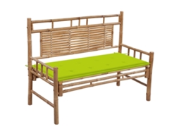 Garden Bench, Garden Benches Vidaxl Verde Bambu (120 X 50 X 4 Cm)