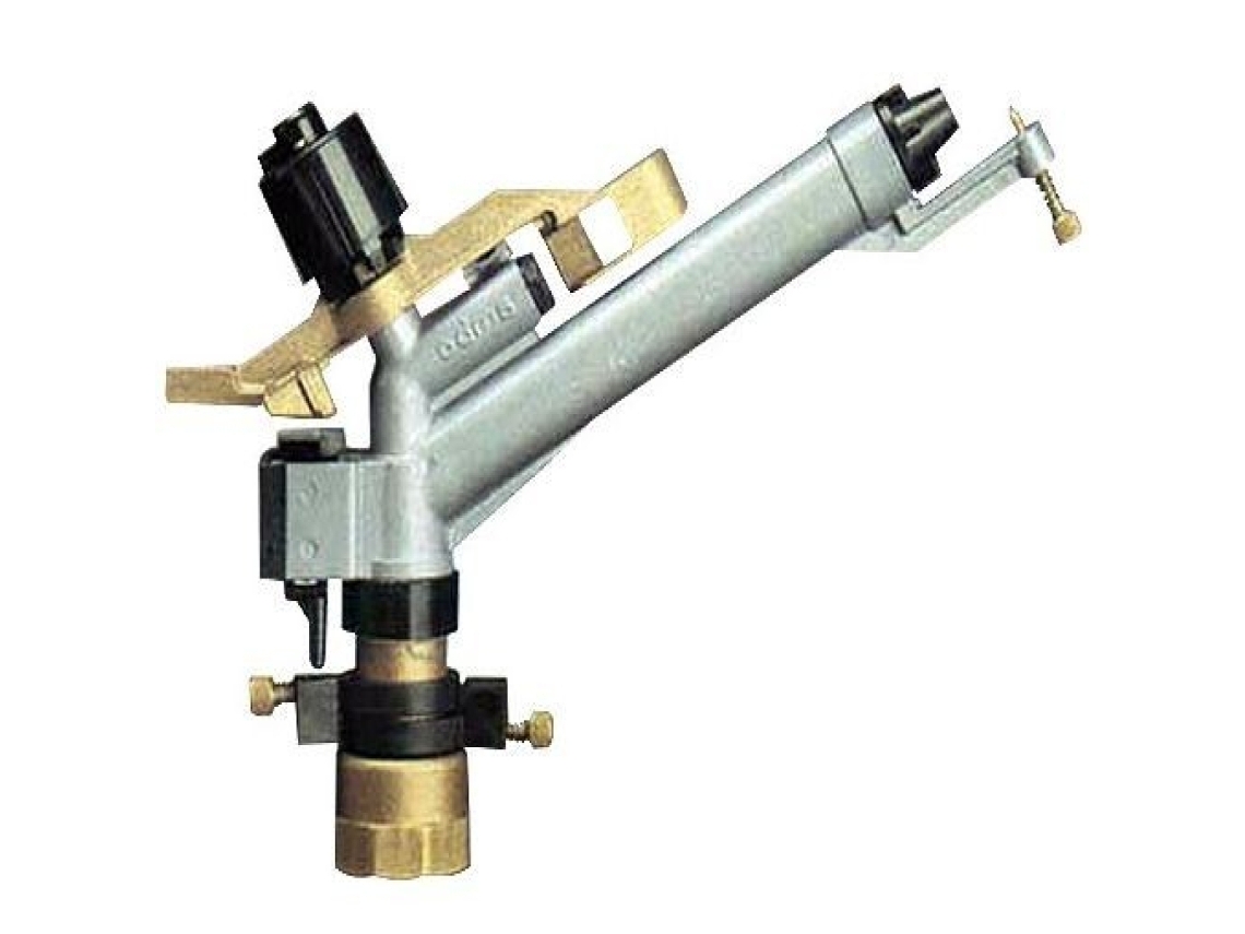 Cañón de riego Ambo 1 1/2 ajustable. Alcance 16 a 29 mts Alcance de 19 a 29 mts.
Presión de trabajo 1,5 a 5 bar.
Conexión 1 1/2 hembra. | Oferta