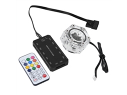 Medidor De Fluxo Acrílico 6 Vias Com Rosca G1/4 Para Resfriamento Líquido De Pc