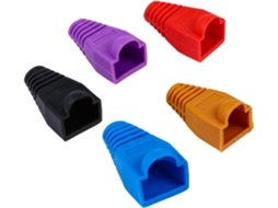 Pacote Com 100 Tampas Plásticas Para Cabo Rj45 De 0,6 A 0,65 Mm, Proteção.