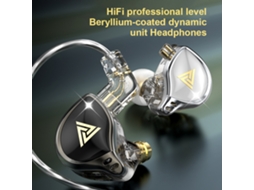 Fones De Ouvido Qkz Com Microfone E Controle De Linha