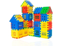 Blocos De Montar Interligáveis 155pcs Brinquedos Educativos Para Crianças E Bebés