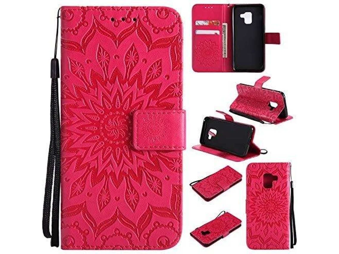 Capa Samsung Galaxy A8 2018 HONGWE. Vermelho