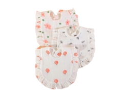 Paninho Para Arrotar Para Bebê, Toalha De Dentição, Lenço De Algodão Para O Pescoço, Babador Com Babado Estilo Moderno, Babador De Amamentação, I