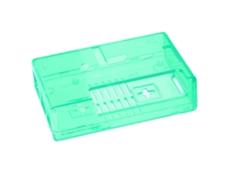 Capa Protetora Em Abs Para Raspberry Pi 3b/3b+ Com Parafusos, Estilo Mate Verde – Laxiscreed
