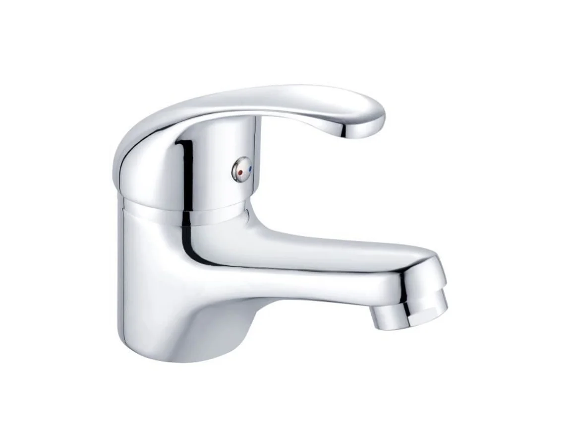 Rousseau Belparat Cromado Washbasin Mixer Com Latão Body, Ceramic Cartridge Eco-stop System