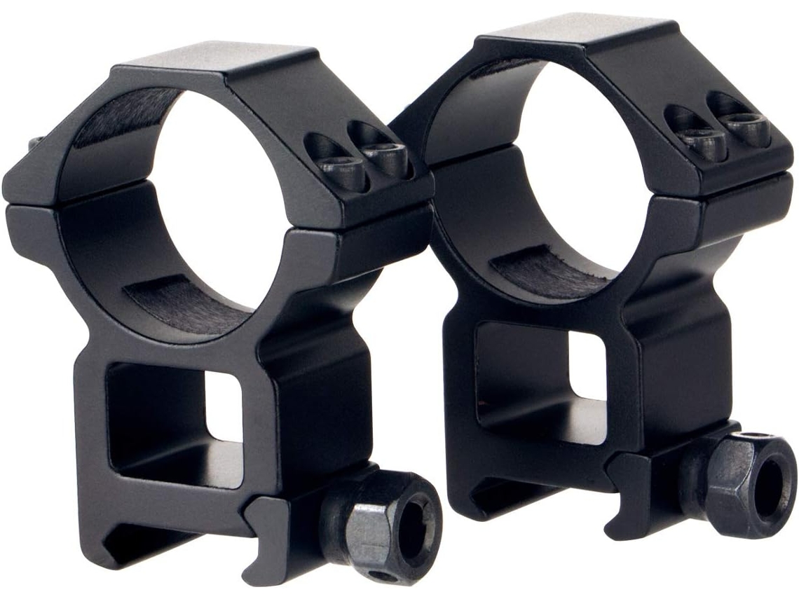 Anéis De Escopo Picatinny De Precisão, Montagens De Alto Perfil Para Serviço Pesado Com Design À Prova De Choque, Base Transparente Para Fácil Troca,