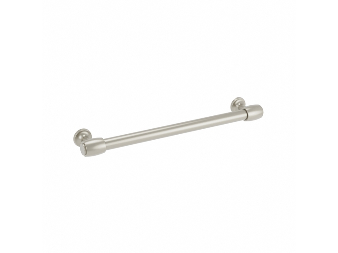 Conjunto de 6 Puxadores para Móveis em Zamac com 224mm de centro, níquel galvanizado HARDWAREXCHANGE