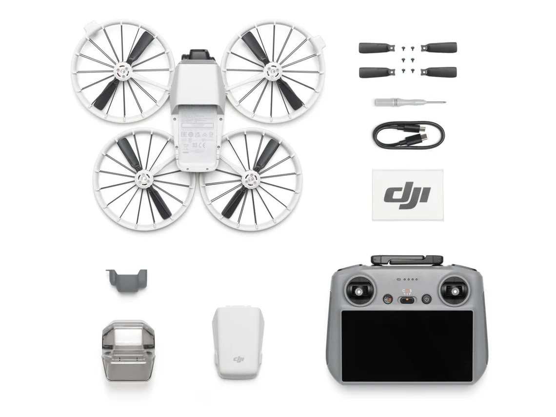 Drone DJI FLIP RC 2 (4k - Autonomia: 31 minutos - Cinzento)