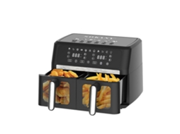 Fritadeira A Ar Com Compartimento Duplo, Capacidade De 11l Dividida Em Duas Cestas De 5.5l. Painel Digital Touchscreen, Potência De 3000w. Dam