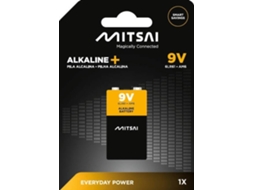 Pilhas Não Recarregáveis MITSAI 9V (9V - 1 Unidade)
