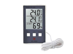 Termômetro E Higrômetro Digital Para Ambientes Internos E Externos Com Medidor De Temperatura E Umidade E Visor Lcd Nostalgia88 (c/f)