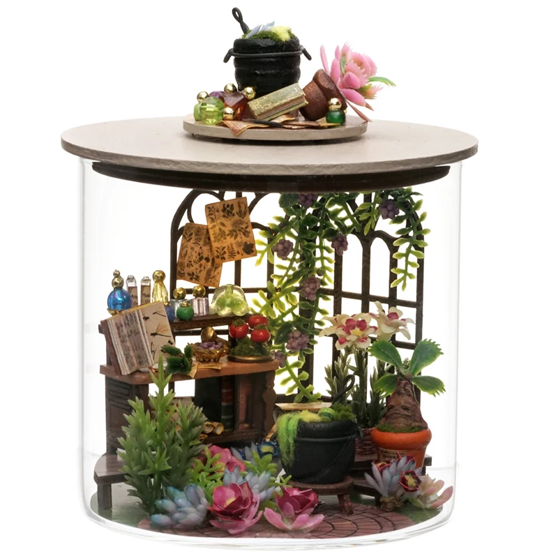 Kit De Montagem De Casa De Bonecas De Madeira "faça Você Mesmo" (1 Peça), Quebra-cabeça 3d