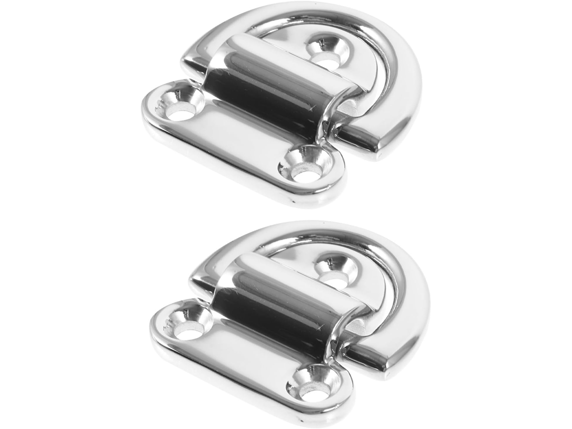 Anéis De Amarração Em Aço Inoxidável Com Acabamento Preciso E Design Dobrável Para Barcos E Reboques, Conjunto
