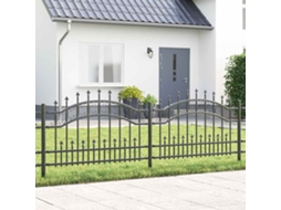 Vidaxl Cerca Para Jardim Kampen 240 X 118 Cm Cinzento