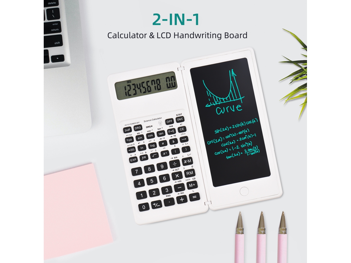 Calculadora de Mesa com Tábua de Escrita LCD 10 Dígitos | S/MARCA