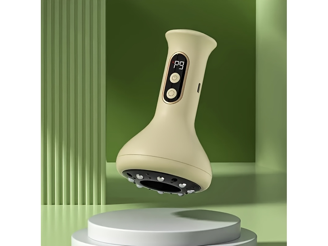 Massageador Elétrico com Ventosas Sucção Elétrica Design Deslizante De, Compacto, Recarregável, Uso Diário, Higiênico STELASPLEN (carregamento Usb)