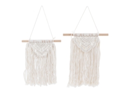 Decoração de Parede Macramê Boho Estilo para Festa Casamento 2pcs