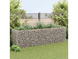 Vidaxl Canteiro Elevado/cesto Gabião 360x90x100 Cm Aço
