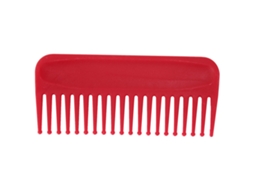 Pente De Dentes Largos Sem Cabo Para Desembaraçar Cabelo Úmido Ou Seco Para Salão E Lar Vermelho