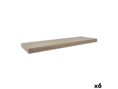 Prateleira Moblekit Eik Madeira 80 X 23,5 X 3,8 Cm (6 Unidades)