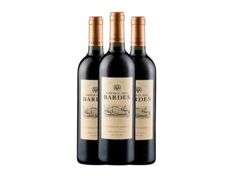 Vinho CHÂTEAU DES BARDES Château des Bardes Saint-Émilion Grand Cru (0.75 L - 3 Unidades)