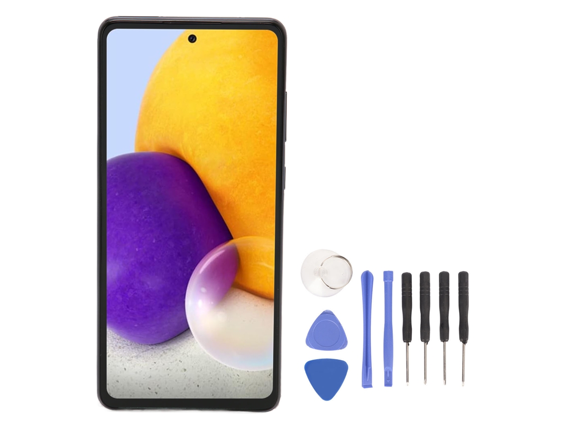 2026 pantalla Oled de 6,7 Polegadas com Sensor de Impressão Digital para Samsung Galaxy A72 5g 4g Sm A725m Ds Preta