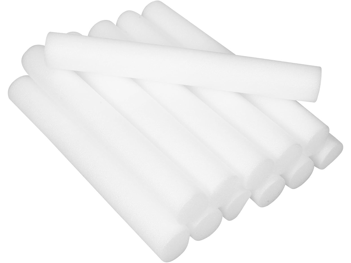 12 Peças Bande Mousse Blanche Housse Canapé, Accessoire Remplissage Couture Support Élastique,