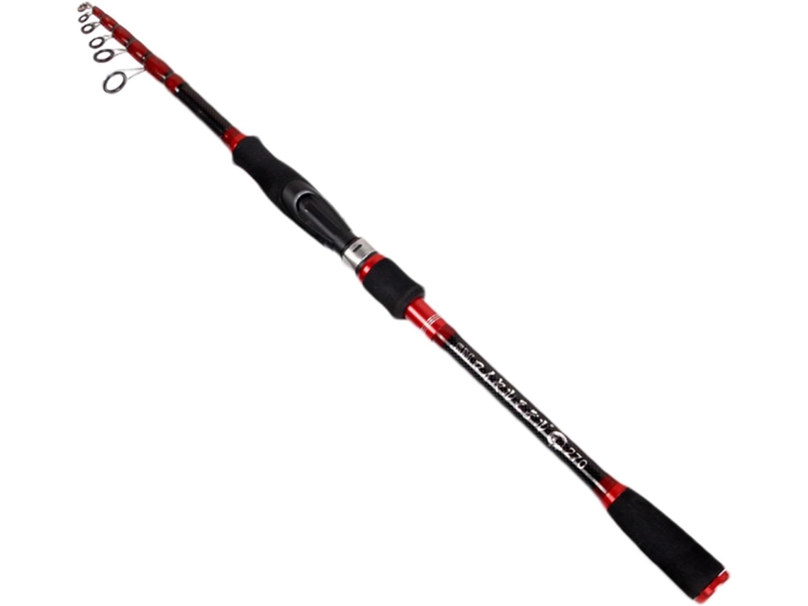 De Pesca Telescópica, Vara De Pesca Para Viagem, Vara De Pesca Marítima Portátil Com Seção Curta Gokoco