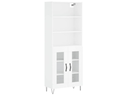 Armário Alto 69,5x34x180 Cm Derivados de Madeira Branco MAISON EXCLUSIVE