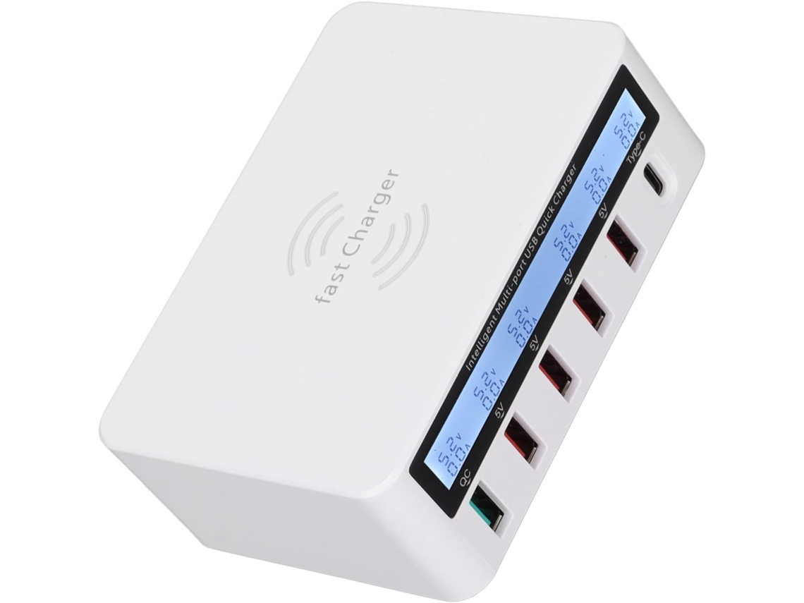 Hub De Carregamento Usb, Base Universal 40 W Com Quick Charge 3.0,