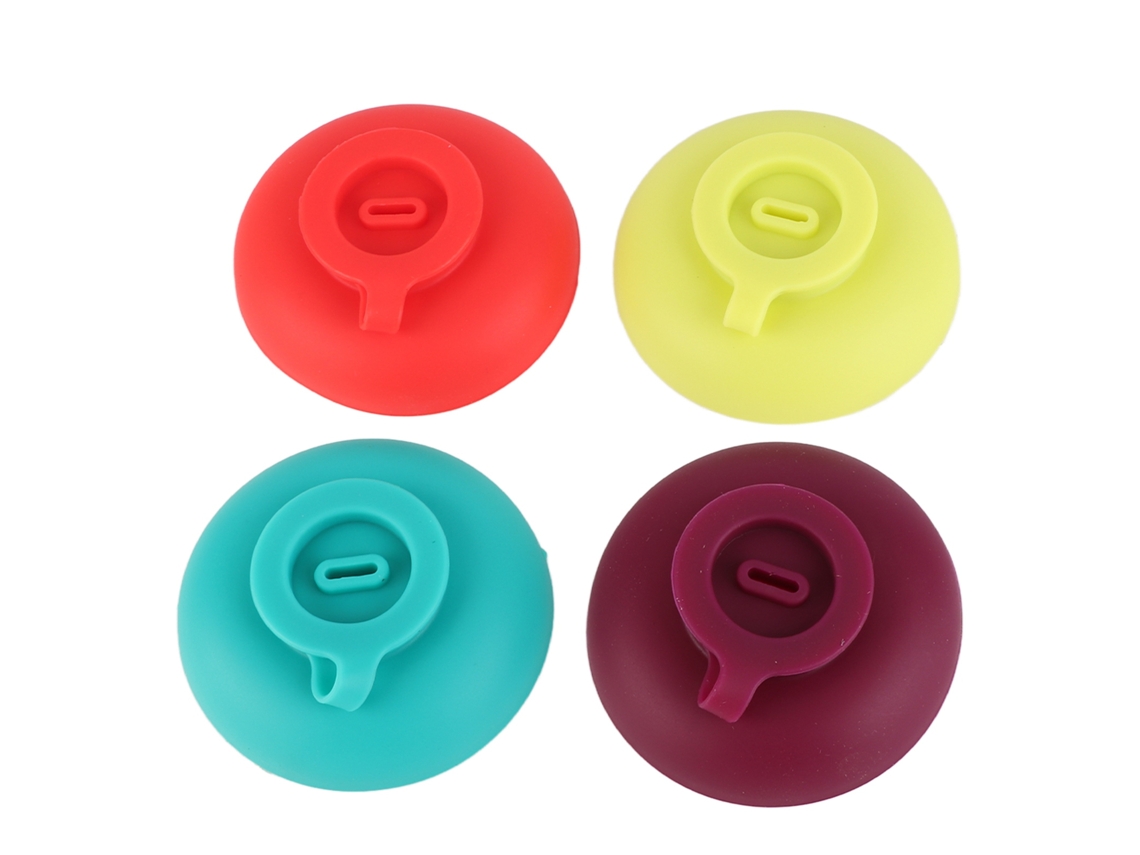 Suporte de sorvete infantil S/MARCA de silicone reutilizável, à prova de gotas
