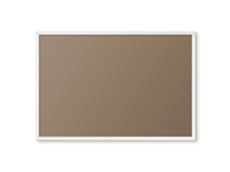 Magnetic Glass Board Brown Color For The Hall Espelharte (60x40 Cm)