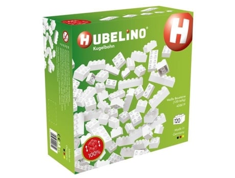 Jogo De Blocos De Construção Hubelino Júnior 120 Peças Branco A Partir De 4 Anos