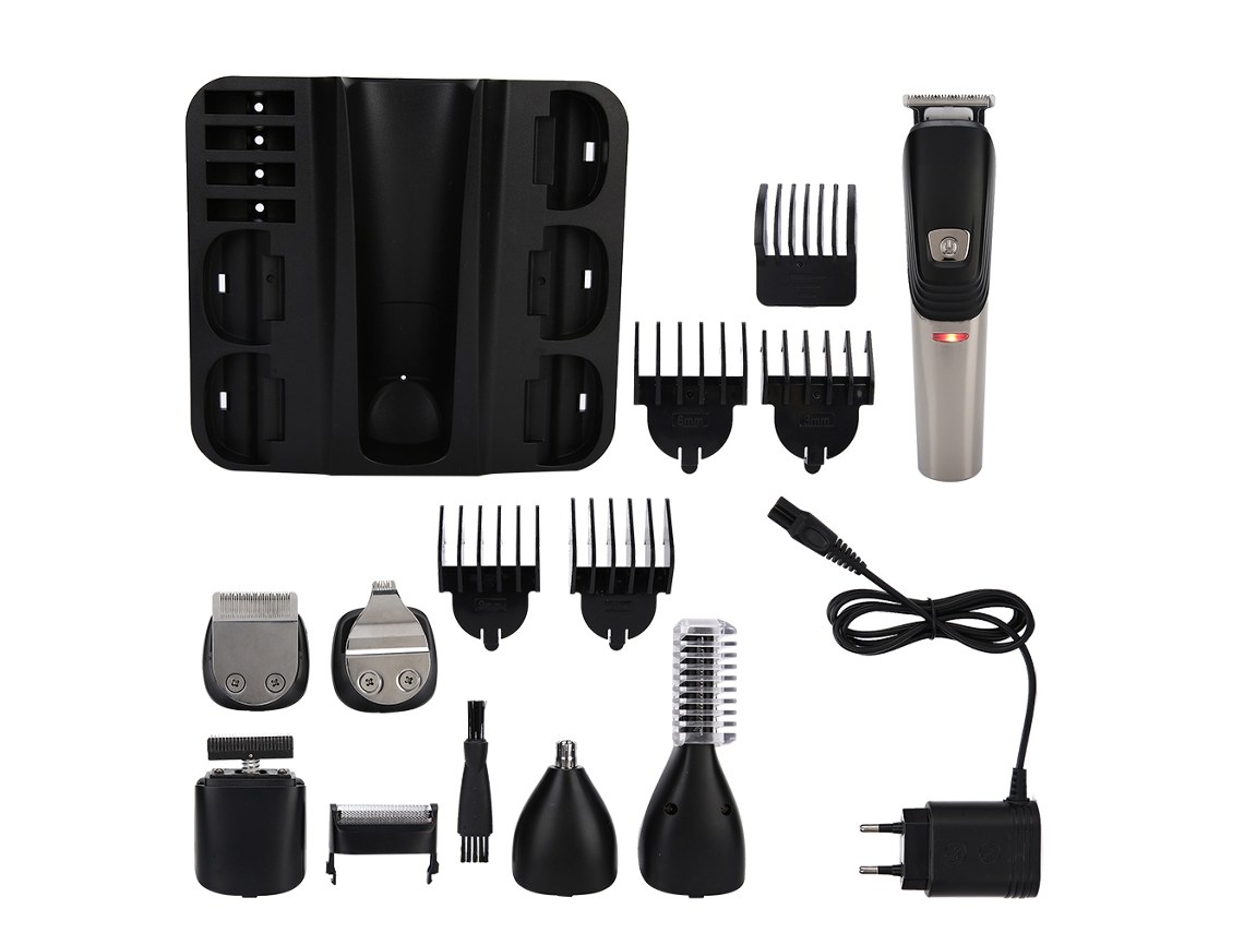 Aparelho De Cortar Cabelo Elétrico Com Aparador De Barba, Recortador De Cabelo Nasal E Corporal Para Iniciantes