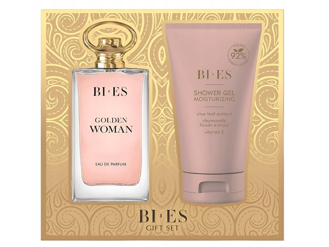 Golden Elegance 90ml Eau De Parfum 150ml Shower Gel Deluxe Gift Set For Women Bi Es