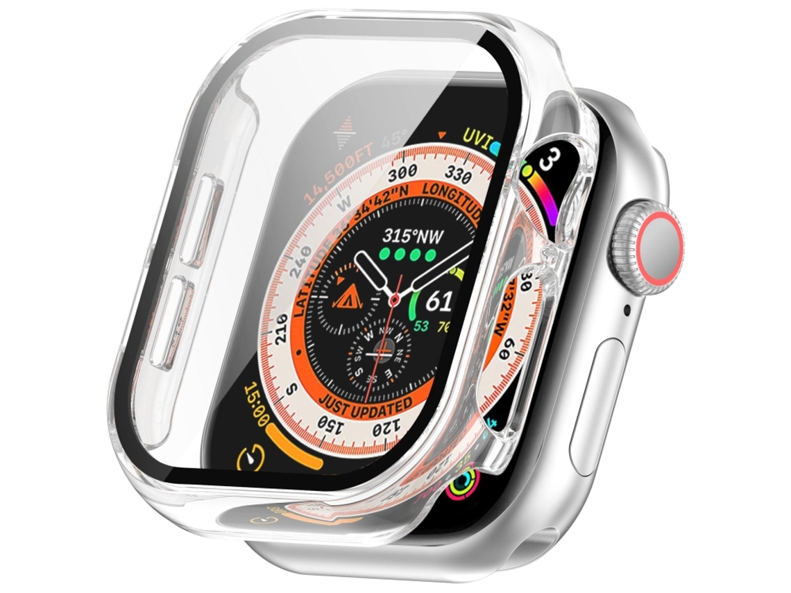 Capa para Apple Watch Series 11 46mm com Protetor de Tela de Vidro Temperado XIAOMOYU