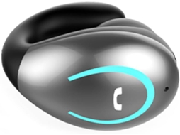 Fones De Sem Fio Mini Para Música E Com Som Nítido Design Na Cor Cinza