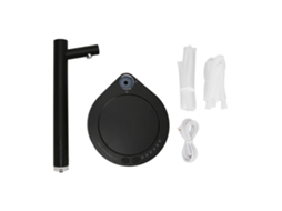 Dispensador de Água Mesa Inteligente 5 Galões com 7 Níveis, Carregamento Usb Quantitativo, Bomba de Garrafa Água Universal para Mesa, Preto BRILVIBERA